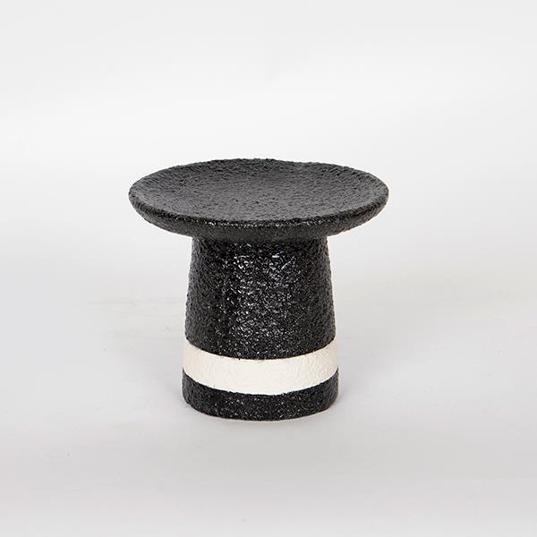 ΚΗΡΟΠΗΓΙΟ ΜΑΥΡΟ-ΑΣΠΡΟ 1 ΘΕΣΗ15x15x13cm (Συσκευασία 3 τεμαχίων)