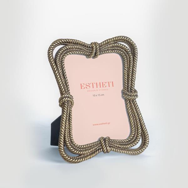 ΚΟΡΝΙΖΑ (10x15) ΠΟΛΥΡΕΣΙΝ ΧΡΥΣΗ 15.3x2.1x20.2cm (Συσκευασία 4 τεμαχίων)