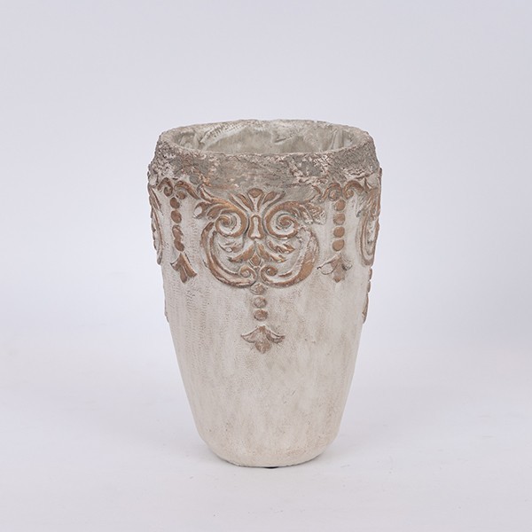 ΒΑΖΟ ΤΣΙΜΕΝΤΕΝΙΟ ΜΠΕΖ 16x16x23.5cm (Συσκευασία 4 τεμαχίων)