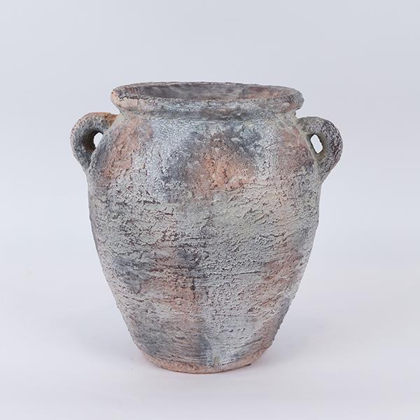 ΠΥΘΑΡΙ ΤΣΙΜΕΝΤΕΝΙΟ ΓΚΡΙ-ΚΑΦΕ 29x24.5x29cm (Συσκευασία 2 τεμαχίων)