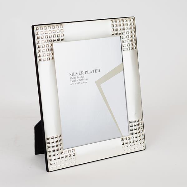 ΚΟΡΝΙΖΑ (15x20) ΜΕΤΑΛΛΙΚΗ ΕΠΑΡΓΥΡΗ ΑΣΗΜΙ (Συσκευασία 2 τεμαχίων)