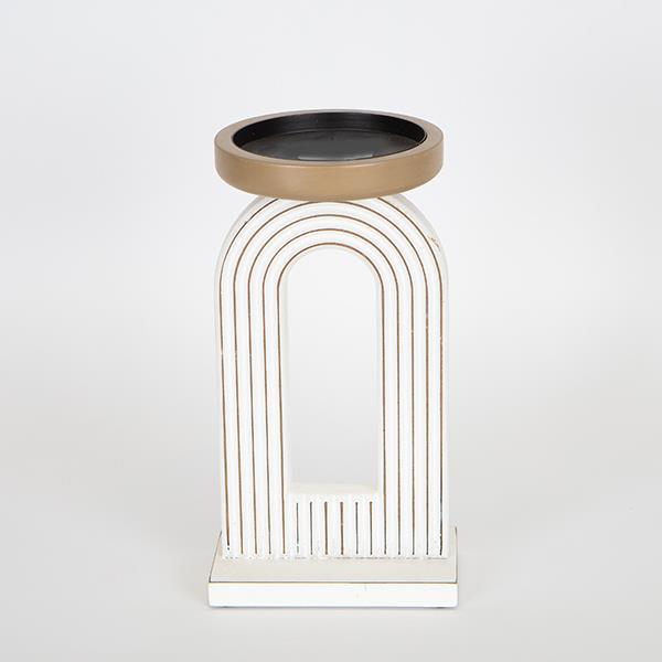 ΚΗΡΟΠΗΓΙΟ ΞΥΛΙΝΟ ΛΕΥΚΟ 14x12.50x26cm (Συσκευασία 3 τεμαχίων)