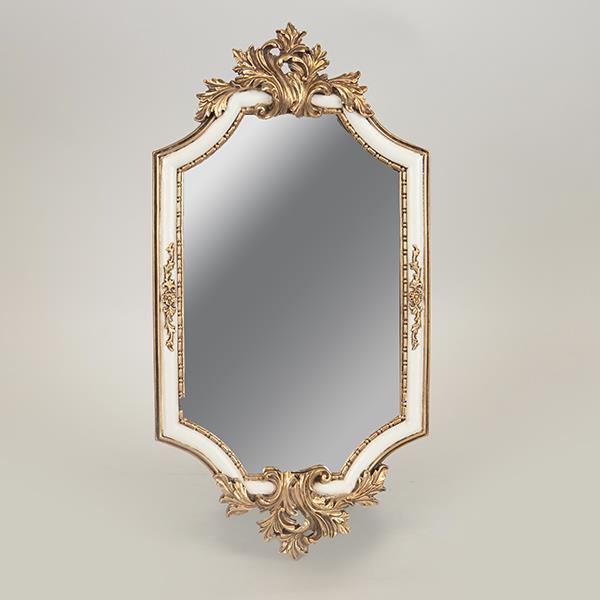 ΚΑΘΡΕΦΤΗΣ ΠΟΛΥΡΕΣΙΝ ΛΕΥΚΟΣ-ΧΡΥΣΟΣ 21x2.5x41cm (Συσκευασία 2 τεμαχίων)