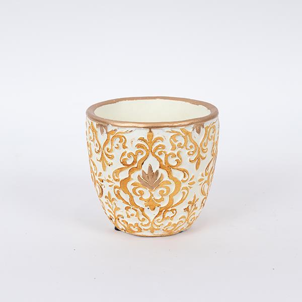 ΚΑΣΠΩ ΤΣΙΜΕΝΤΕΝΙΟ ΚΡΕΜ - ΧΡΥΣΟ 14x14x13cm (Συσκευασία 5 τεμαχίων)