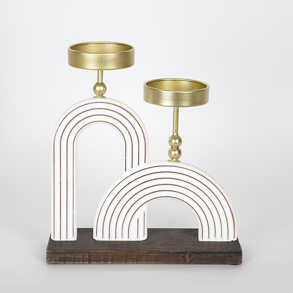 ΚΗΡΟΠΗΓΙΟ ΞΥΛΙΝΟ ΛΕΥΚΟ 23.50x8x26cm (Συσκευασία 2 τεμαχίων)