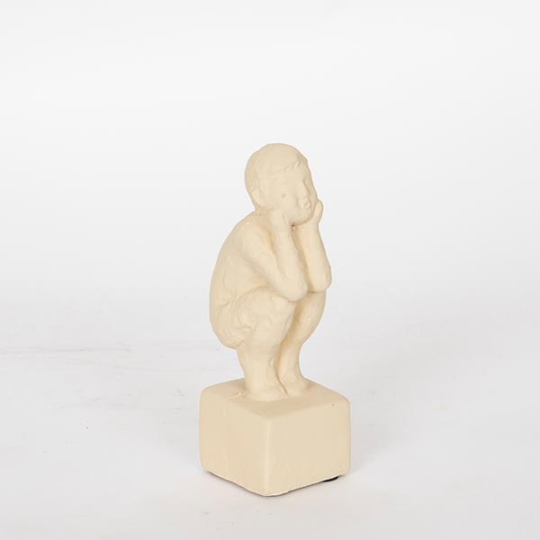 ΔΙΑΚΟΣΜΗΤΙΚΟ ΦΙΓΟΥΡΑ ΡΕΖΙΝ ΚΑΦΕ 4.5x6x14.5cm (Συσκευασία 12 τεμαχίων)