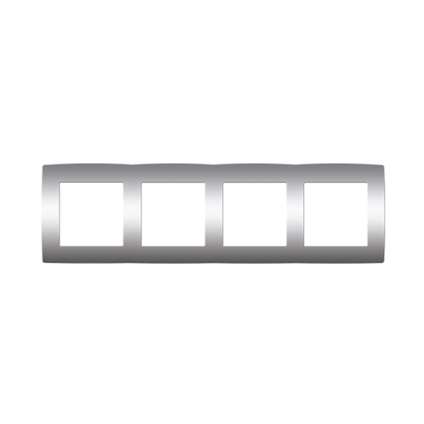 PRIME ΠΛΑΙΣΙΟ 4 ΘΕΣΕΩΝ IP20 MAT ΑΛΟΥΜΙΝΙΟ