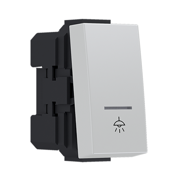 ^MODYS ΜΠΟΥΤΟΝ ΜΕ ΕΝΔΕΙΞΗ & ΣΥΜΒΟΛΟ ΛΥΧΝΙΑ ΙΒΟΥΑΡ 1 ΣΤ. 1P 10A 250VAC IP20 