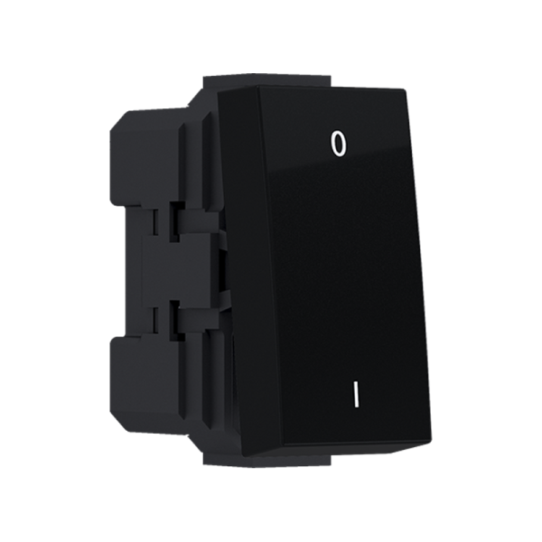 ^MODYS ΔΙΑΚΟΠΤΗΣ ΔΙΠΟΛΙΚΟΣ (0-1) ΜΑΥΡΟΣ ΜΑΤ  1 ΣΤ. 2P 10AX 250VAC IP20  