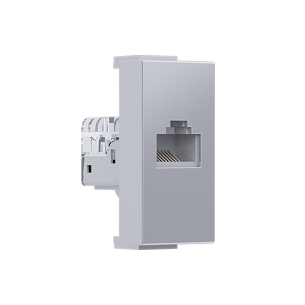 ^ MODYS ΠΡΙΖΑ ΔΙΚΤΥΟΥ ΑΣΗΜΙ 1 ΣΤ. RJ45 CAT.5E ΧΩΡΙΣ ΘΩΡΑΚΙΣΗ IP20