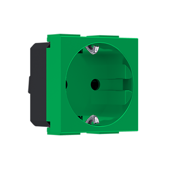 ^ MODYS ΠΡΙΖΑ ΣΟΥΚΟ ΑΣΦΑΛΕΙΑΣ ΠΡΑΣΙΝΗ ΑΝΤΙΒΑΚΤ. 2 ΣΤ. 2P+E 16A 250VAC IP20