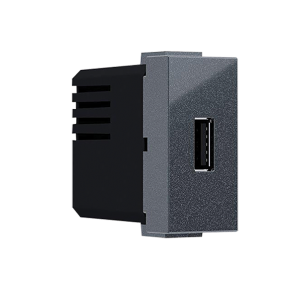 ^ MODYS ΠΡΙΖΑ ΤΡΟΦΟΔΟΣΙΑΣ USB 1 ΣΤ. 1xUSB ΑΝΘΡΑΚΙ 5VDC 1.2A IP20