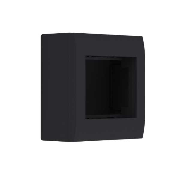 ^ ΚΟΥΤΙ ΕΠΙΤΟΙΧΟ 2ΣΤ. IP20 ΜΑΥΡΟ ΜΑΤ