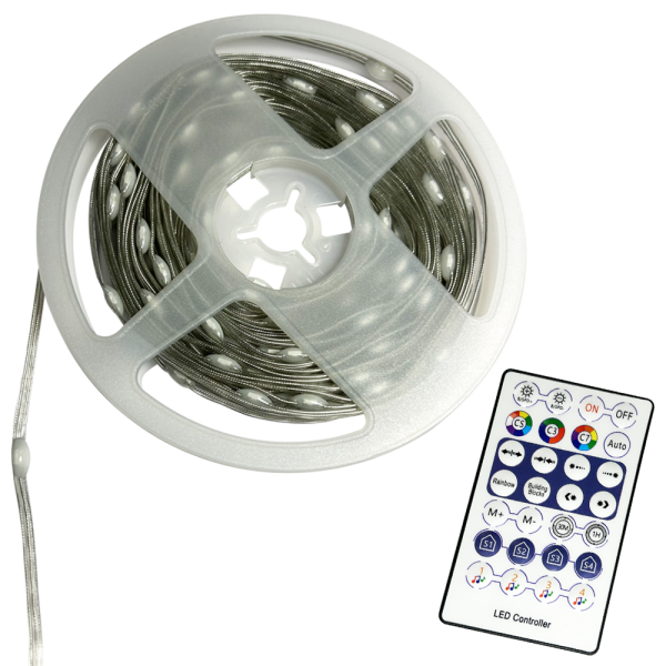 LED STRIP LIGHT 5V DC RGB IP54 100LEDS/M 10M REEL 2YRS 