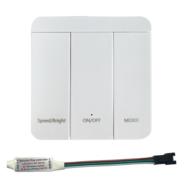 REMOTE CONTROL+CONTROLLER 24V SINGLE COLOR 10M DIGITAL STRIPS