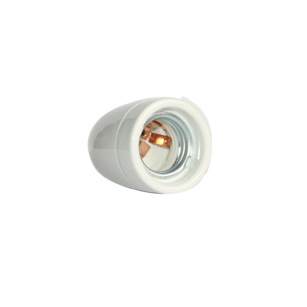 ΝΤΟΥΙ ΛΕΥΚΟ Ε27 1/8  ΠΟΡΣΕΛΑΝΗΣ ΒΑΡΕΟΣ ΤΥΠΟΥ 