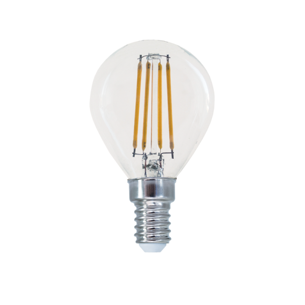 LED FILAMENT E14 DIM G45 5W 4000K 230V AC 690LM RA80 30000H 360°