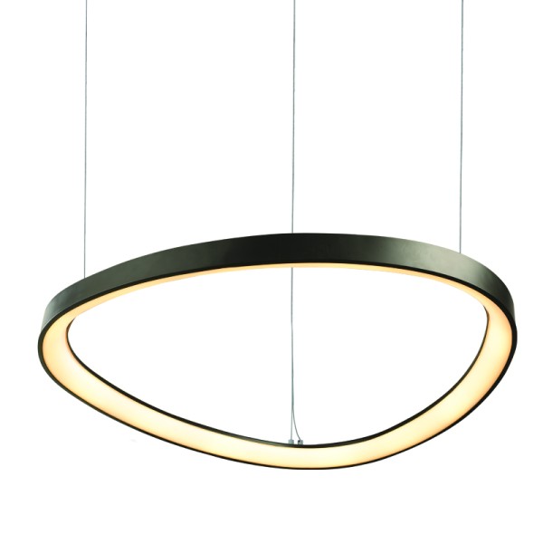 ΚΡΕΜΑΣΤΟ Φ/Σ LED 44W CCT 4670LM HARMONY ΜΑΥΡΟ ΑΛΟΥΜΙΝΙΟ IP20 D60XH120CM