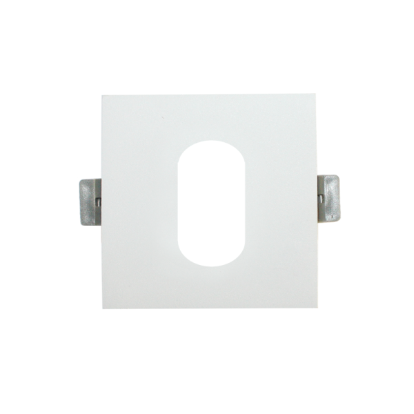 ^  ΣΠΟΤ Νο617 ΤΕΤΡΑΓΩΝΟ ΟΒΑΛ ΛΕΥΚΟ ΑΛΟΥΜΙΝΙΟΥ 88x88