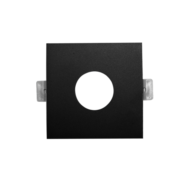 ^  ΣΠΟΤ Νο619 ΤΕΤΡΑΓΩΝΟ ΣΤΡΟΓΓΥΛΟ ΜΑΥΡΟ ΑΛΟΥΜΙΝΙΟΥ 88x88