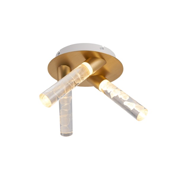 OASIS-ΦΩΤΙΣΤΙΚΟ ΟΡΟΦΗΣ ΤΡΙΦΩΤΟ ΑΜΜΩΔΕΣ ΛΕΥΚΟ ΑΛΟΥΜΙΝΙΟΥ LED COB 22W CCT 1100Lm IP20 396X396X225MM