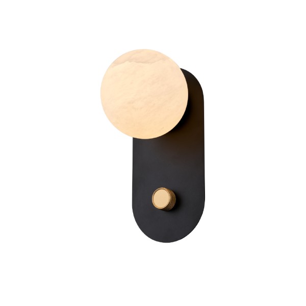 MARBELLA-ΦΩΤΙΣΤΙΚΟ ΕΠΙΤΟΙΧΟ ΑΜΜΩΔΕΣ ΜΑΥΡΟ ΑΛΟΥΜΙΝΙΟΥ LED SMD 11W DIM 2700K 715LM IP20 140X182X300MM