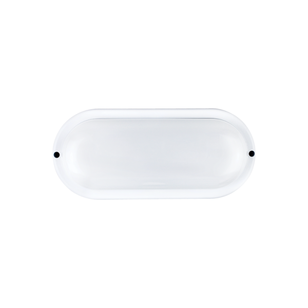 LED PC WHITE WALL LUMINAIRE 230V AC IP65 20W 1800lm 6000K 110° Ra80
