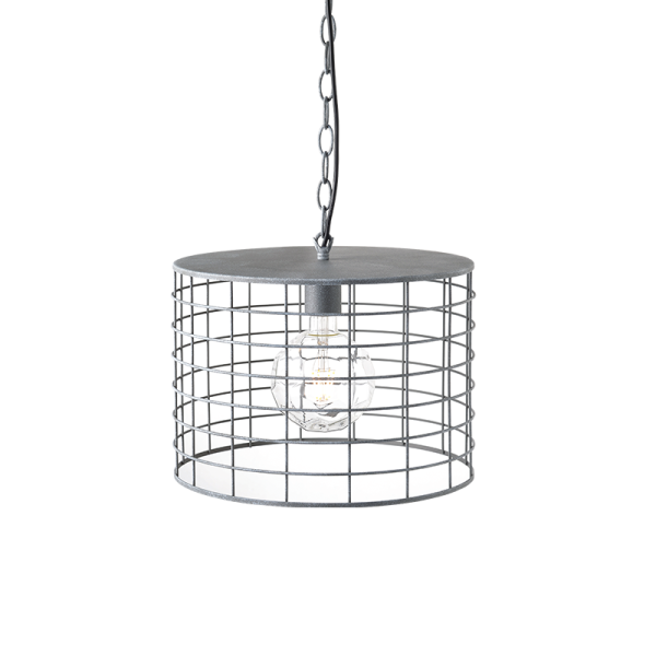 ΚΡΕΜΑΣΤΟ Φ/Σ 1ΧΕ27 ΜΕΤΑΛΛΙΚΟ ΑΠΟΧΡ.ΤΣΙΜΕΝΤΟΥ Φ23,2ΧΗ120CM DUBLIN