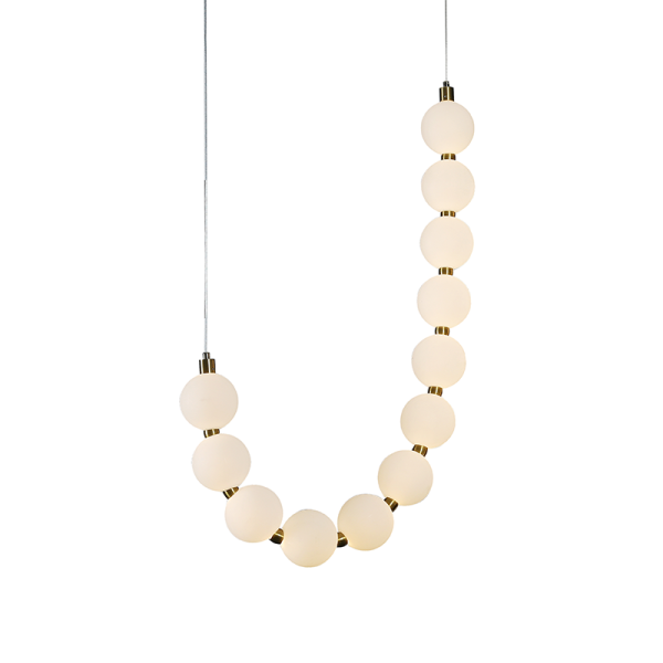 ΚΡΕΜΑΣΤΟ Φ/Σ LED 18W 1350LM IP20  ΧΡΥΣΟ ΑΛΟΥΜΙΝΙΟ + ΑΚΡΥΛΙΚΟ