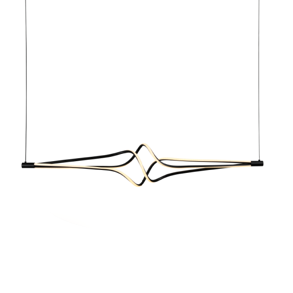 ΚΡΕΜΑΣΤΟ Φ/Σ  LED 48W 3800LM CCT IP20 ΜΑΥΡΟ ΑΛΟΥΜΙΝΙΟ + ΑΚΡΥΛΙΚΟ
