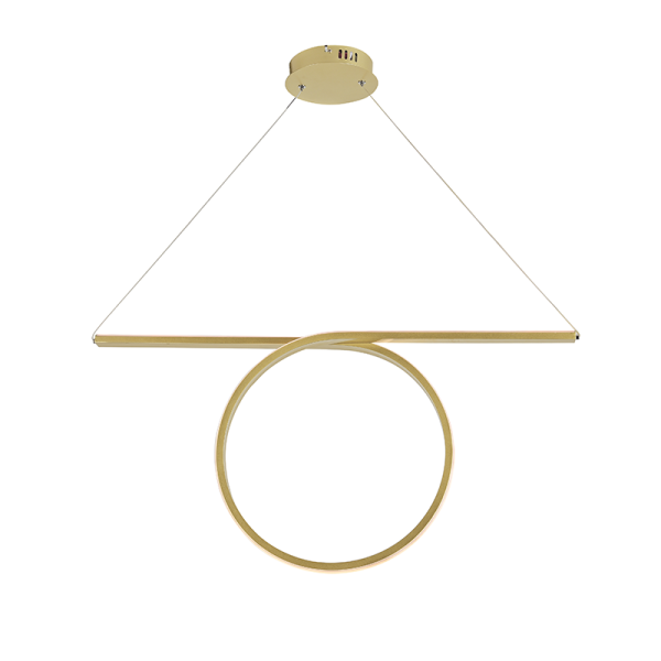 ΚΡΕΜΑΣΤΟ Φ/Σ LED 43W 3000K 2580LM ΟΡΕΙΧΑΛΚΟ ΑΛΟΥΜΙΝΙΟ 88Χ17ΧΗ120CM ZERO