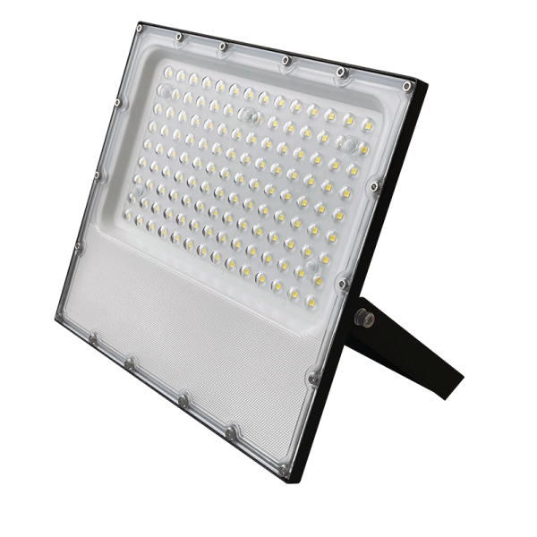  LED SMD BLACK FLOOD LUMINAIRE IP65 150W 4000K 18000Lm 100-277V AC RA80 5YRS BREATHING VALVE