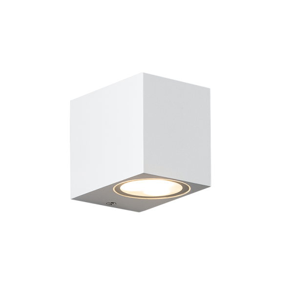 ^GU10 WALL LUMINAIRE 230V AC MATT WHITE IP65 MAX.35W