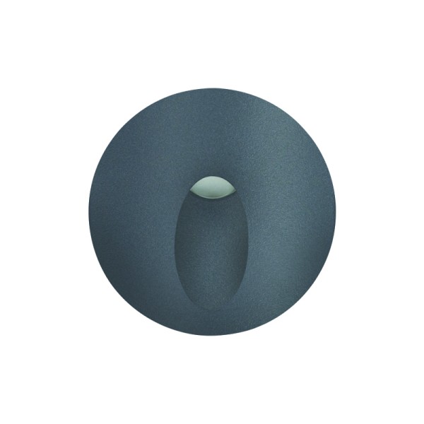 LED HP WALL RECESSED LUMINAIRE 3W 58LM 230VAC 4.000K DARK GREY CRI80 IP65 30.000HRS(INSTAL BOX INC)