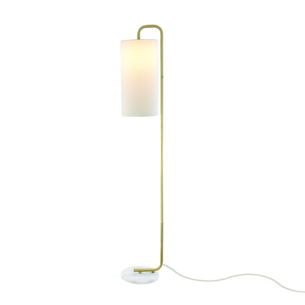 ΕΠΙΔΑΠΕΔΙΟ Φ/Σ 1XE27 OSAKA ΧΡΥΣΟ ΜΕΤ/ΚΟ+ΛΕΥΚΟ ΑΜΠΑΖΟΥΡ-ΜΑΡΜΑΡΟ IP20 26,5X23XH160CM