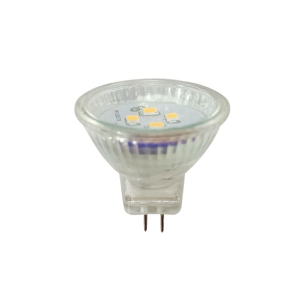 LED SMD G4 MR11 2,5W 6000K 12V AC/DC 220LM RA80 30000H 120° GLASS