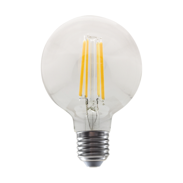 LED FILAMENT E27 G80 10W 4000K 230V AC 1260LM RA80 30000H 360°
