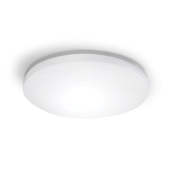 ΛΕΥΚΟ ΣΤΡΟΓΓΥΛΟ Φ/Σ LED 24W 2400Lm CCT(3000/4000/6500K) Φ280mm 120° 230V IP54 Ra80