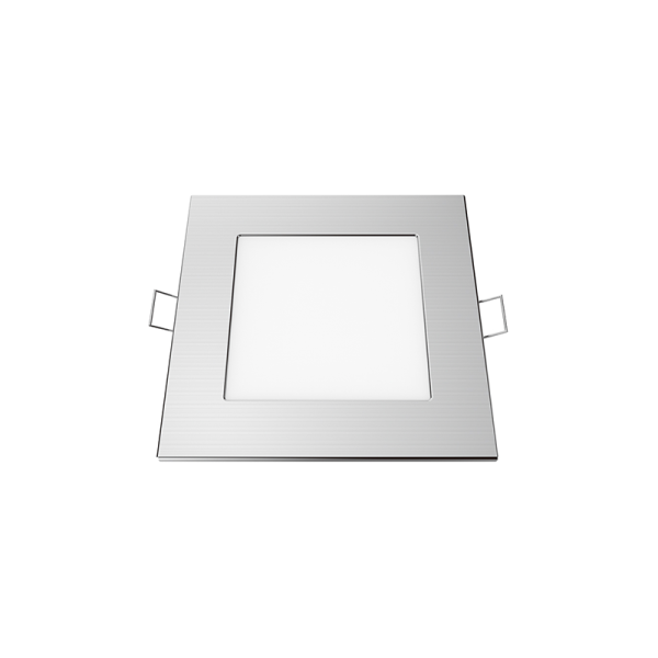 Υ/Κ LED SLIM PANEL NM SQUARE REC. 6W 3000K 450Lm 118mm 230V AC Ra80