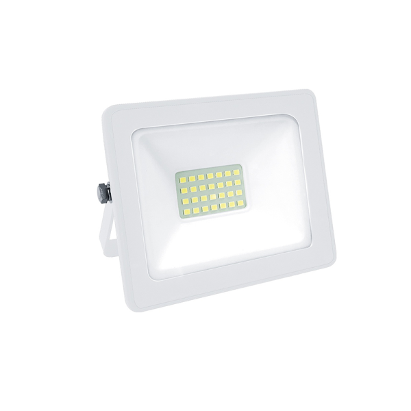WHITE LED SMD FLOOD LUMINAIRE IP66 20W 4000K 1700Lm 230V RA80