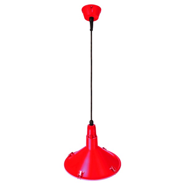 ΚΑΜΠΑΝΑ Φ310 Ε27 MAX 36W IP65 ΚΟΚΚΙΝΗ