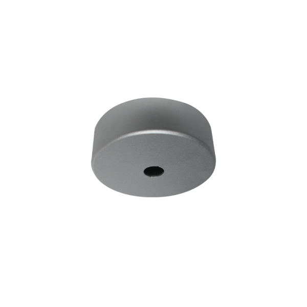 CEILING MATT GREY ROSET Φ80Χ30mm