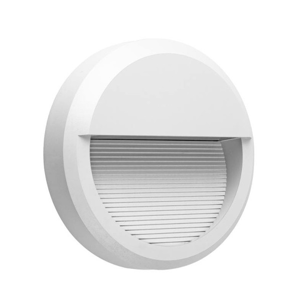 ΑΠΛΙΚΑ ΛΕΥΚΗ ΕΠΙΤΟΙΧΗ  PC 230V IP65 8W 3.000K 430LM