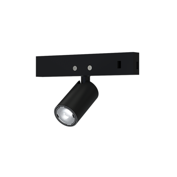 ΜΙΝΙ ΜΑΥΡΟ ΜΑΓΝΗΤΙΚΟ ΣΠΟΤ 24V DC 1W 4000K 85LM 24° RA90 5YRS Φ12*22(38)ΜΜ