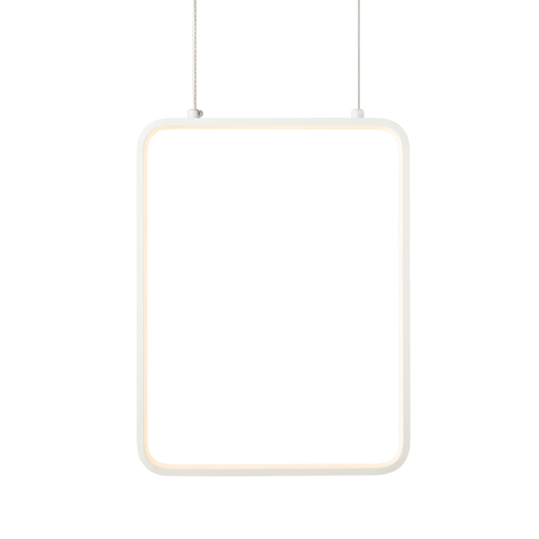 ^ΚΡΕΜΑΣΤΟ Φ/Σ LED 15W 3000K 1390LM ΛΕΥΚΟ ΜΕΤΑΛΛΙΚΟ 26X14XH142CM SYMETRIA