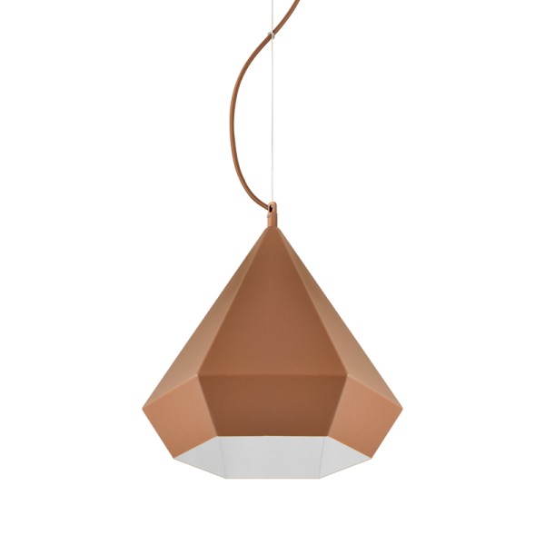 ΚΡΕΜΑΣΤΟ Φ/Σ 1ΧΕ27 ΜΕΤΑΛΛΙΚΟ ΚΑΦΕ ΠΟΛΥΓΩΝΟ Φ32ΧΗ120CM