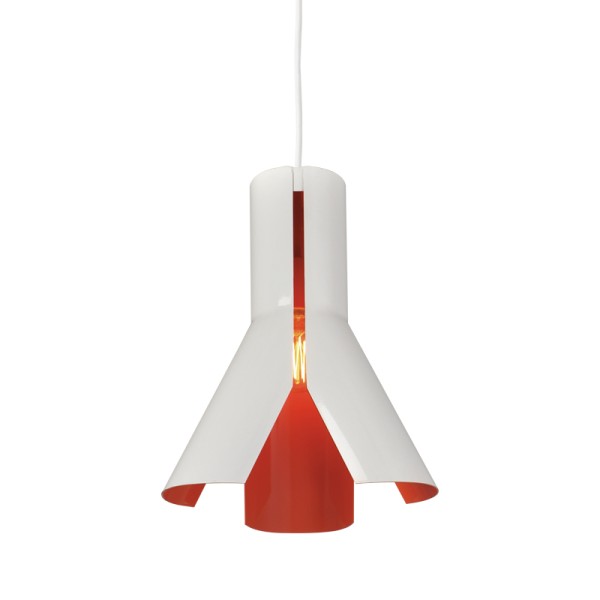 ΚΡΕΜΑΣΤΟ Φ/Σ 1ΧΕ27 ΜΕΤΑΛΛΙΚΟ ΛΕΥΚΟ+ΠΟΡΤΟΚΑΛΙ Φ30ΧΗ83,4CM