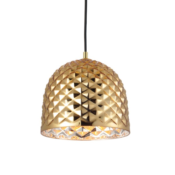 ΚΡΕΜΑΣΤΟ Φ/Σ 1ΧΕ27 ΓΥΑΛΙ ΟΡΕΙΧΑΛΚΙΝΟ ΠΟΛΥΓΩΝΙΚΟ Φ24ΧΗ120CM