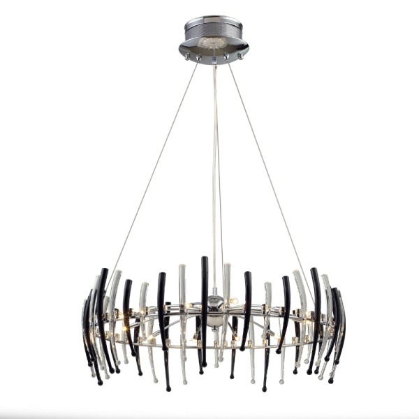 ΚΡΕΜΑΣΤΟ 12ΦΩΤΟ ΚΡΥΣΤΑΛΛΟ ΔΙΑΦ ΜΑΥΡΟ