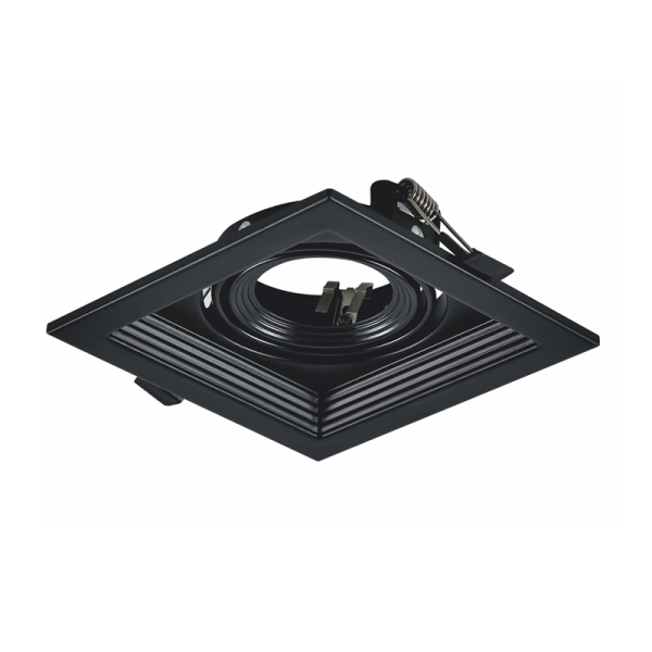 BLACK COLOR SPOT 1xGU10 130x130